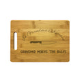 In Grandma's Kitchen Makes the Rules Engraved Natural Wood Cutting Boards, Bamboo or Maple, Grandma Gift