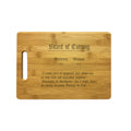 DND Board of Cutting Funny Item Description Engraved Natural Wood Cutting Boards, Bamboo or Maple, Dungeons Dragons Gifts