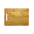 Grandma's Kitchen Engraved Natural Wood Cutting Boards, Bamboo or Maple, Grandma Gift