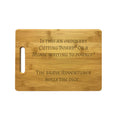 DND Mimic Waiting to Pounce Engraved Natural Wood Cutting Boards, Bamboo or Maple, Dungeons Dragons Gifts