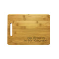 No Bitchin in my Kitchen Engraved Natural Wood Cutting Boards, Bamboo or Maple, Funny Cooking Gift