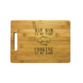 Maw Maw My Name Cooking My Game Engraved Natural Wood Cutting Boards, Bamboo or Maple, MawMaw Gift