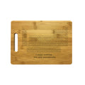 Cooking Periodically with Table of Elements Engraved Natural Wood Cutting Boards, Bamboo or Maple, Nerdy Gift