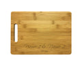 Personalized Natural Wood Cutting Boards with Custom Names Date, Engraved Bamboo or Maple, Wedding Anniversary Gift