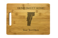 Personalized Vermont Engraved Natural Wood Cutting Board, Home Sweet Home with Custom Text, Engraved Bamboo or Maple, Housewarming Gift