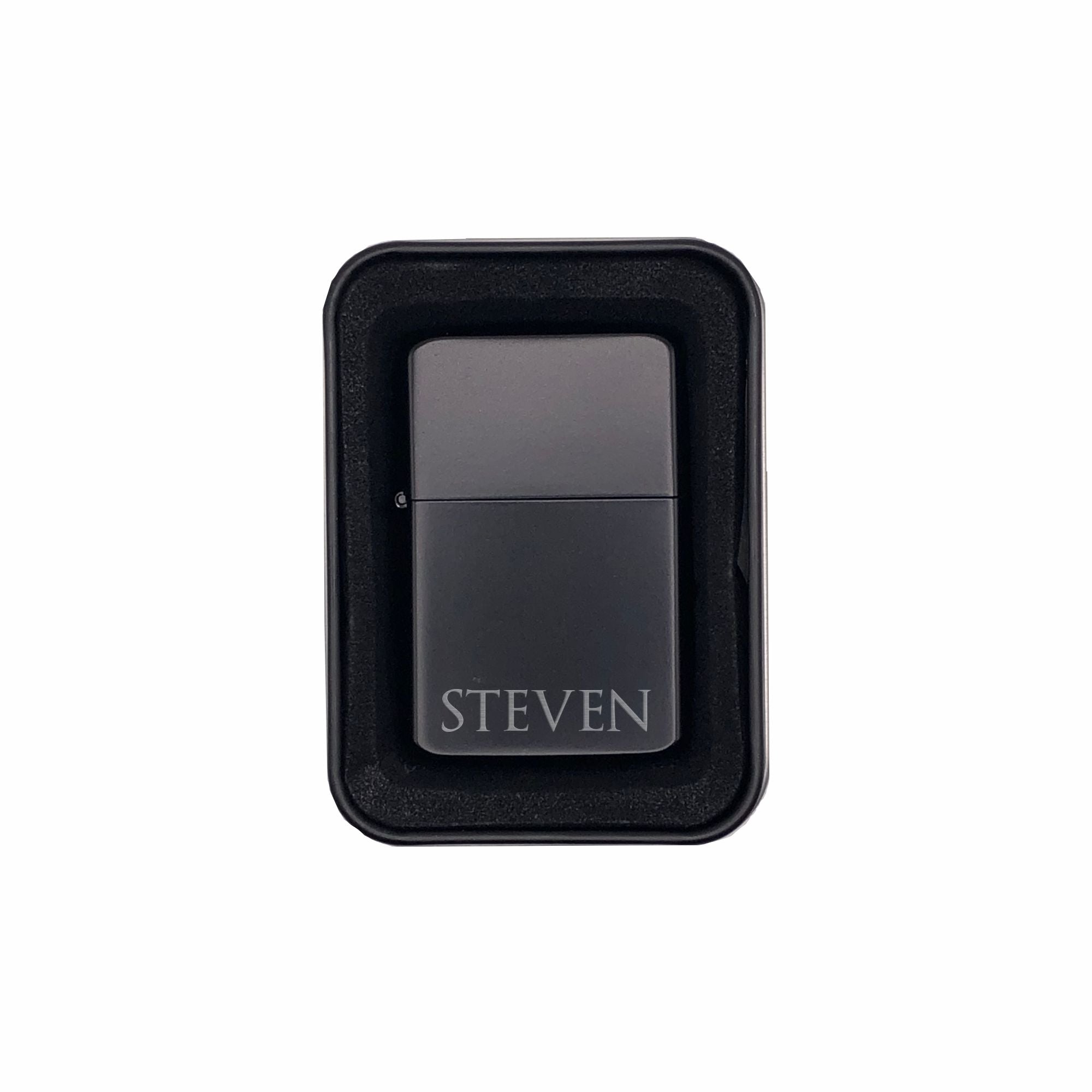 Personalized Brass Lighter with Case, Engraved with Name, Gifts for Him or Her
