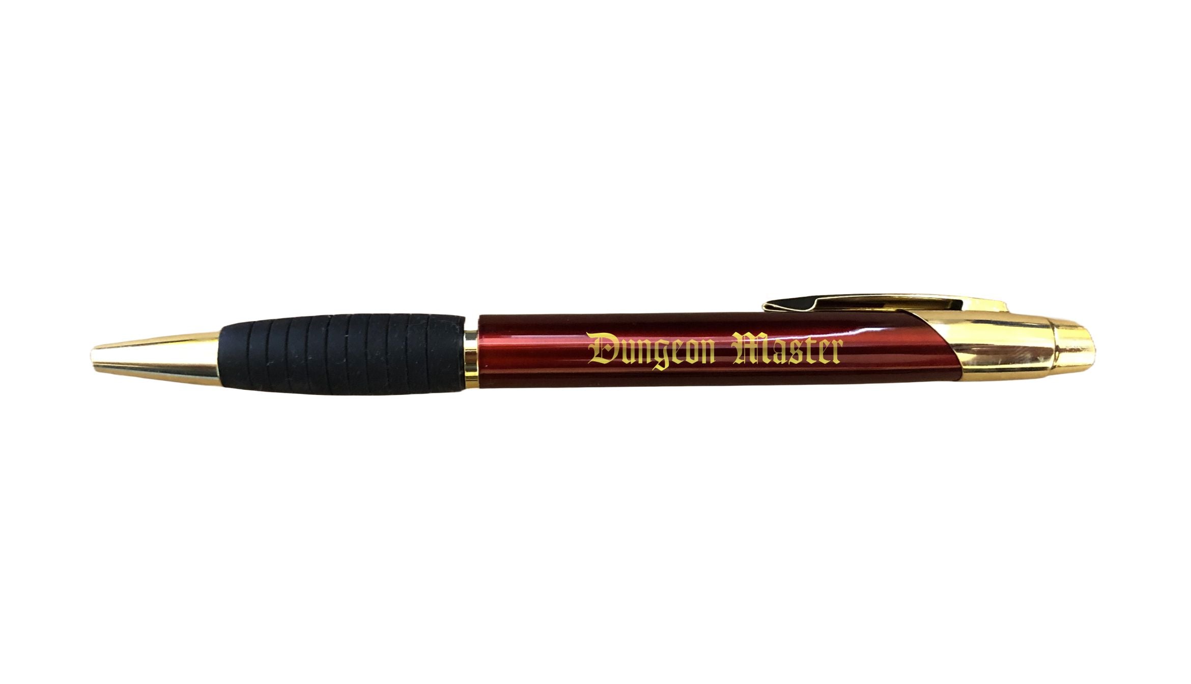 DND Dungeon Master Engraved Coated Brass Ballpoint Pen, D&D Gift, Dungeons Dragons