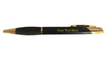 Personalized Engraved Coated Brass Ballpoint Pen, Your Custom Text, Business, Office Gifts