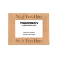 Personalized Engraved Picture Frame, Natural Wood Photo Frame with Your Custom Text, 4x6 5x7 8x10