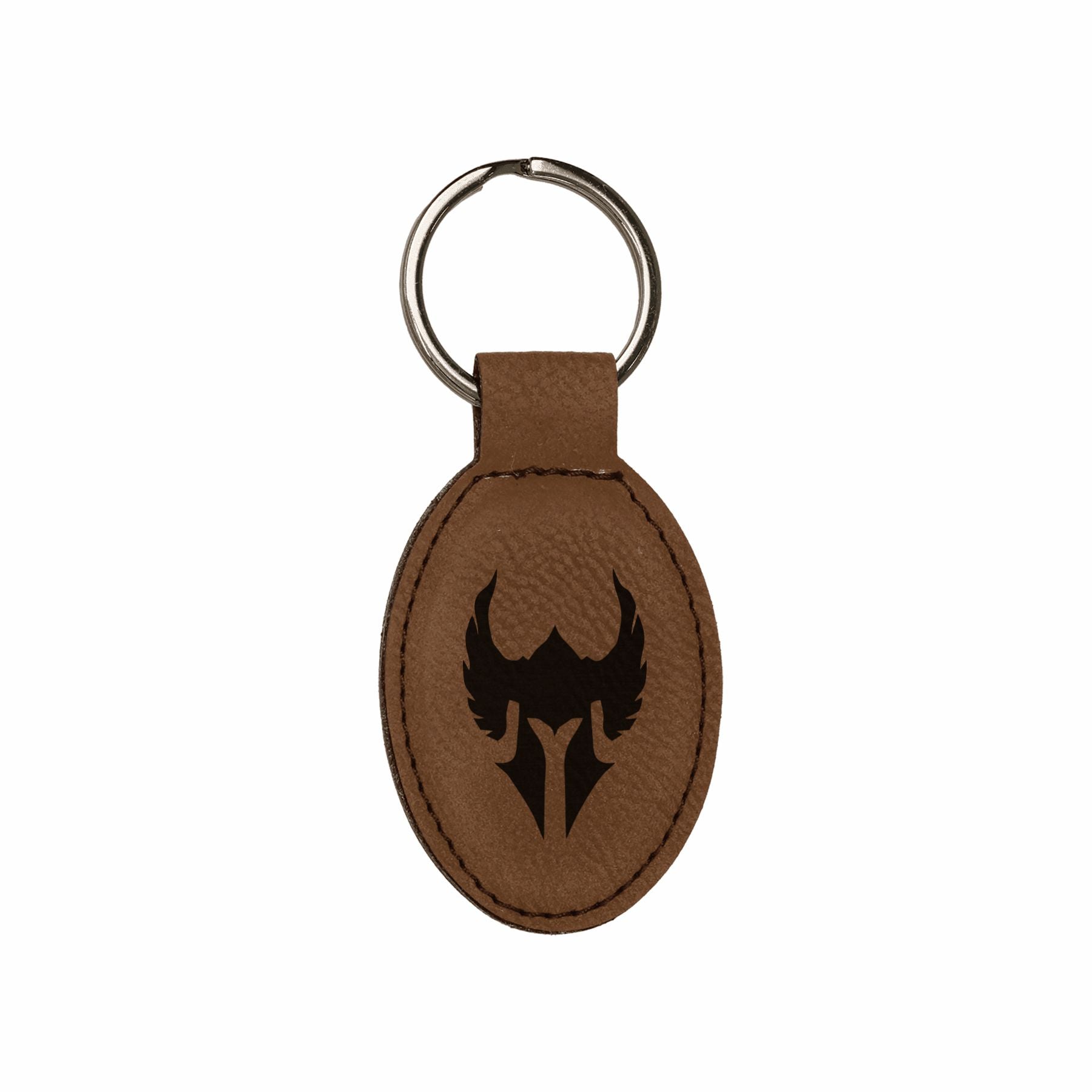 DND Gifts, Paladin Class Symbol Engraved Leatherette Keychain, Dungeons Dragons