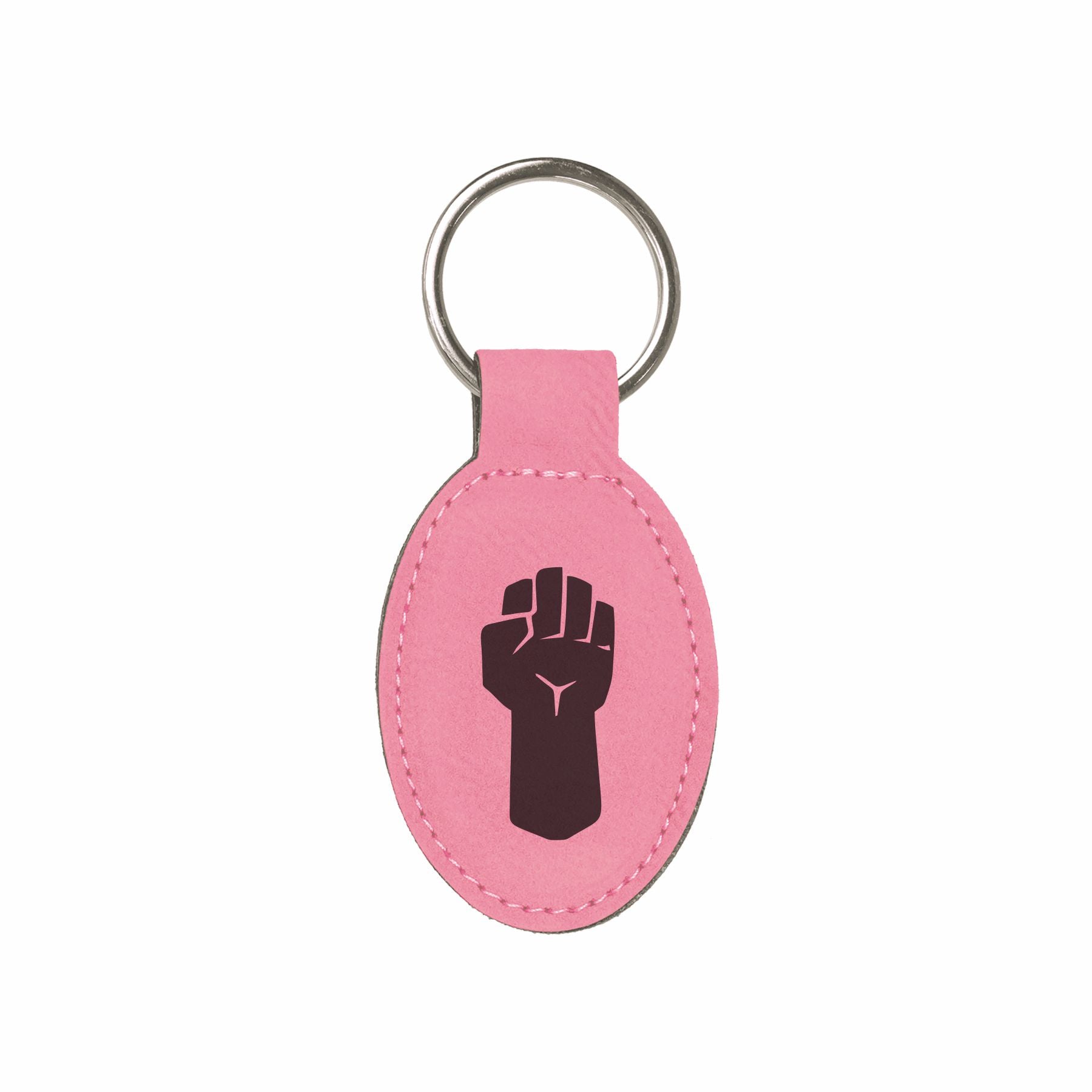 DND Gifts, Monk Class Symbol Engraved Leatherette Keychain, Dungeons Dragons
