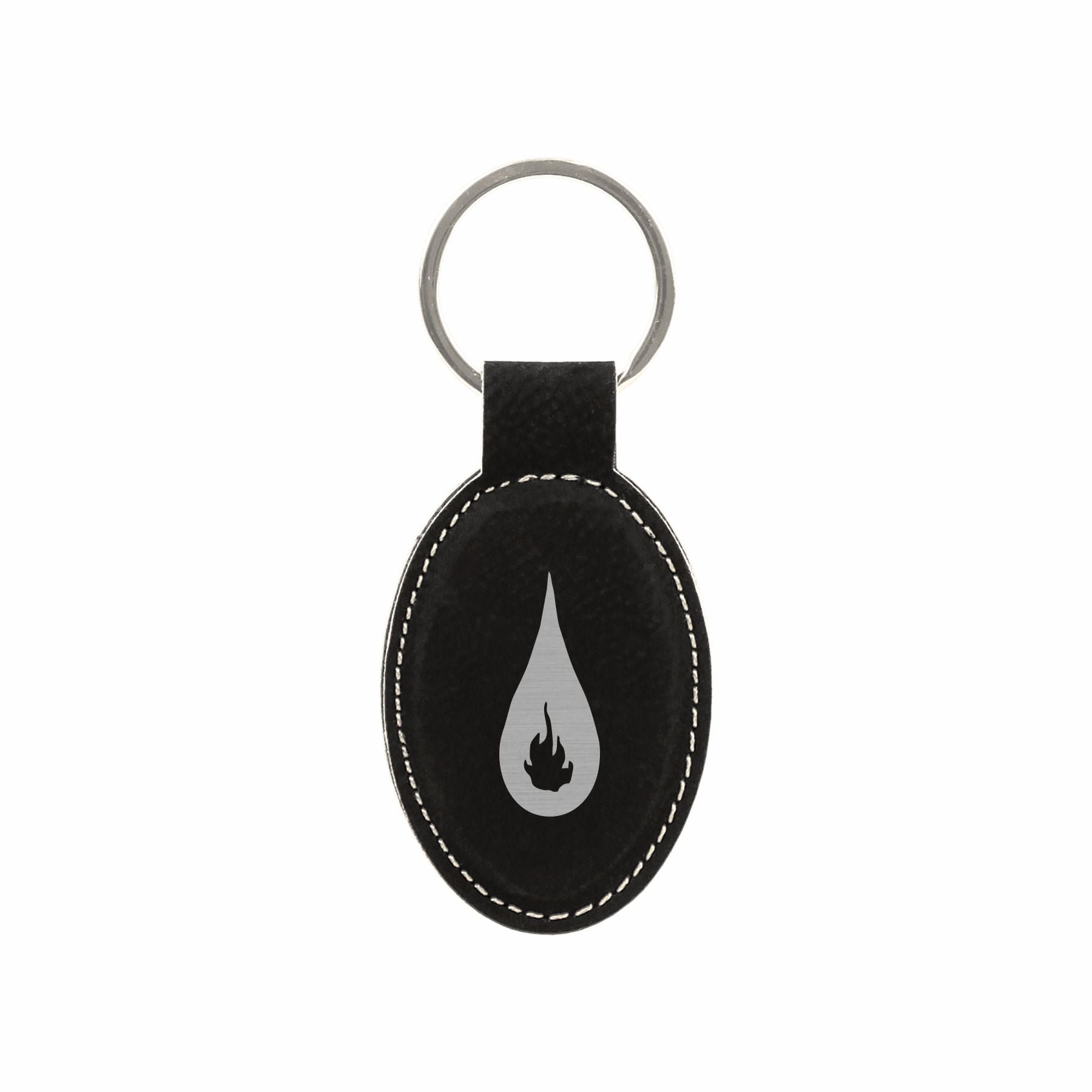 DND Gifts, Sorcerer Class Symbol Engraved Leatherette Keychain, Dungeons Dragons
