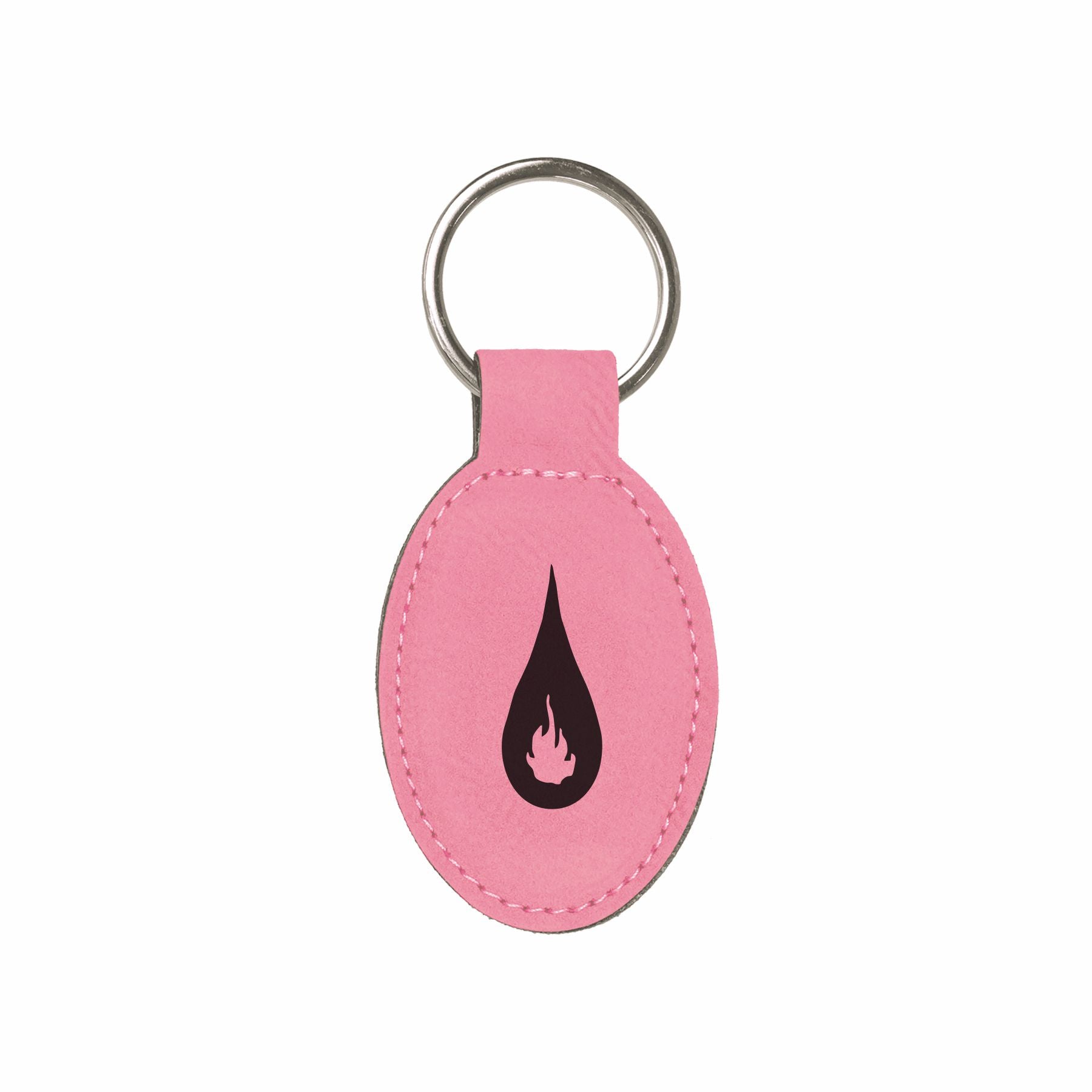 DND Gifts, Sorcerer Class Symbol Engraved Leatherette Keychain, Dungeons Dragons