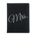 Mrs. Misses Engraved Leatherette Passport Holder