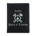 Artificer Papers of Traveling Engraved Leatherette Passport Holder, Dungeons Dragons DND Gift