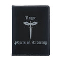 Rogue Papers of Traveling Engraved Leatherette Passport Holder, Dungeons Dragons DND Gift