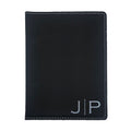 Personalized Engraved Leatherette Passport Holder, Custom Initials