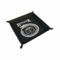 DND Dice Tray Rogue Class Symbol with Dragon Engraved Leatherette Snap Tray, DND Gifts Dungeons Dragons