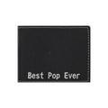 Best Pop Ever Engraved Leatherette Bi-fold Wallet, Pop Gift