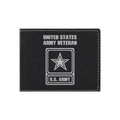 United States Army Veteran Engraved Leatherette Bi-fold Wallet, Military Gifts