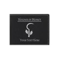 DND Gifts, Personalized Holder of Money Druid Class Symbol Engraved Leatherette Bi-fold Wallet