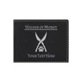 DND Gifts, Personalized Holder of Money Ranger Class Symbol Engraved Leatherette Bi-fold Wallet
