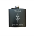 DND Gifts, Warlock Patron Juice Engraved 6 oz Stainless Steel Flask, Sets Available