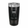 Barbarian Rage Juice Engraved Stainless Steel Tumbler Travel Mug, DND Gifts