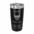 Paladin Divinity Juice Engraved Stainless Steel Tumbler Travel Mug, DND Gifts