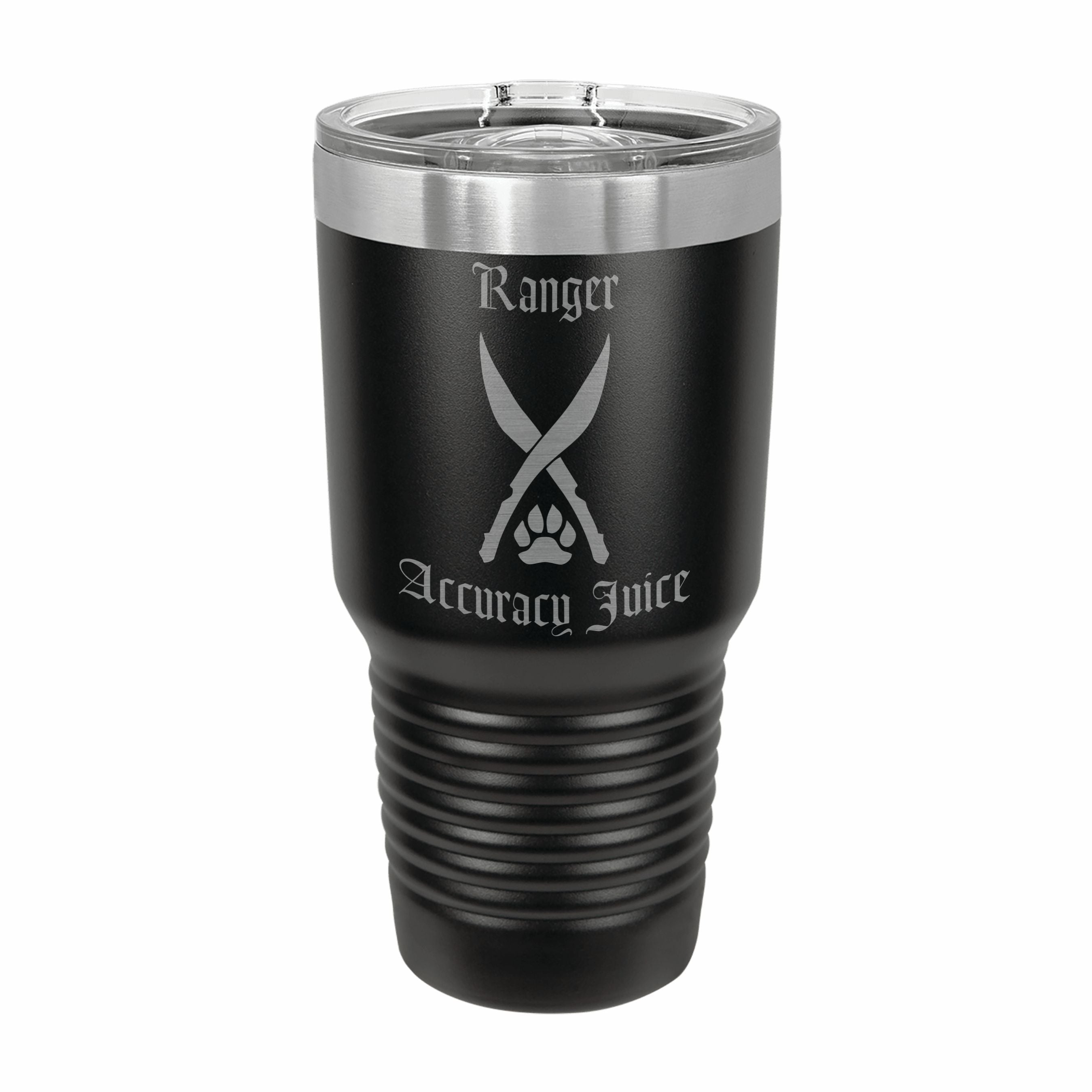 Ranger Accuracy Juice Engraved Stainless Steel Tumbler Travel Mug, DND Gifts
