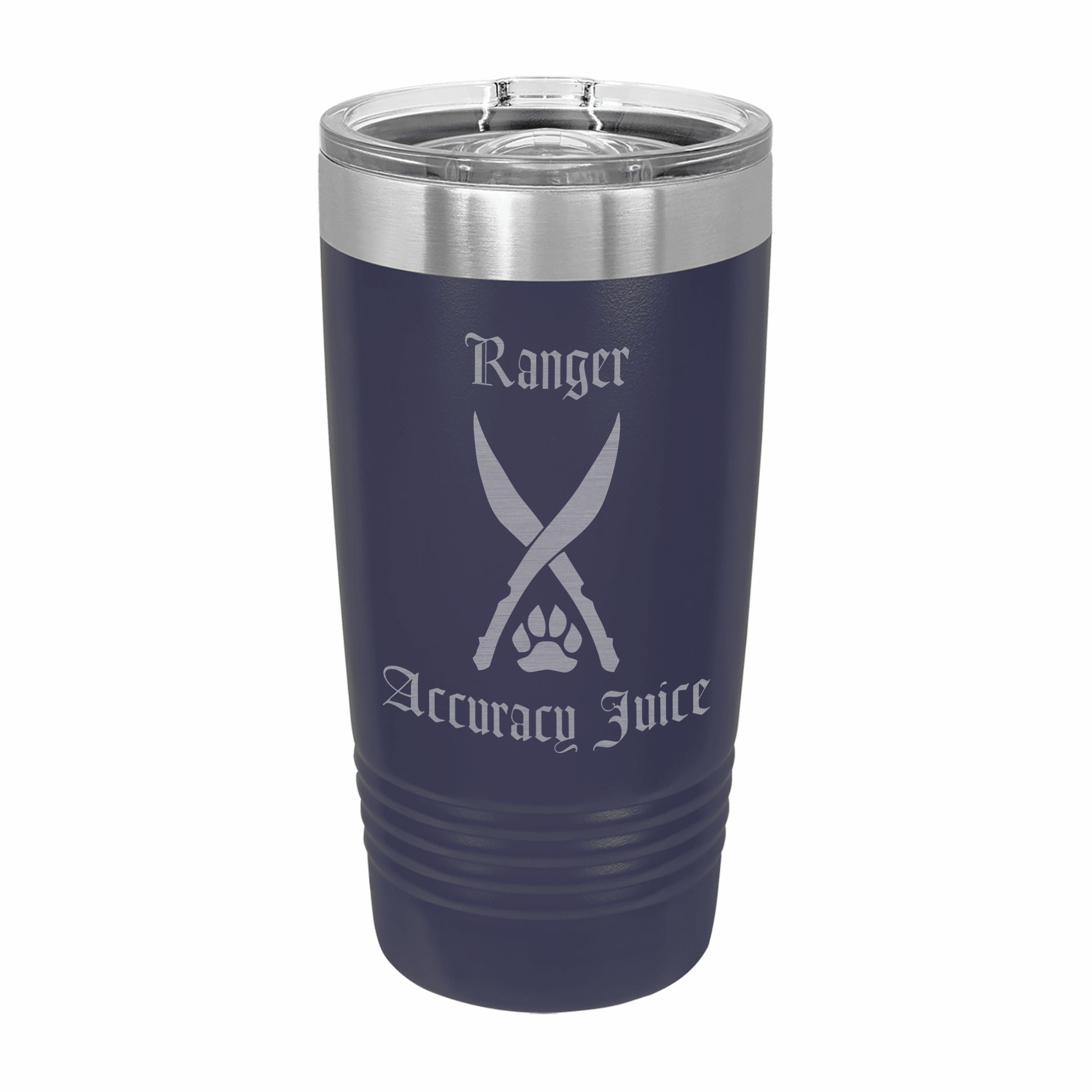 Ranger Accuracy Juice Engraved Stainless Steel Tumbler Travel Mug, DND Gifts