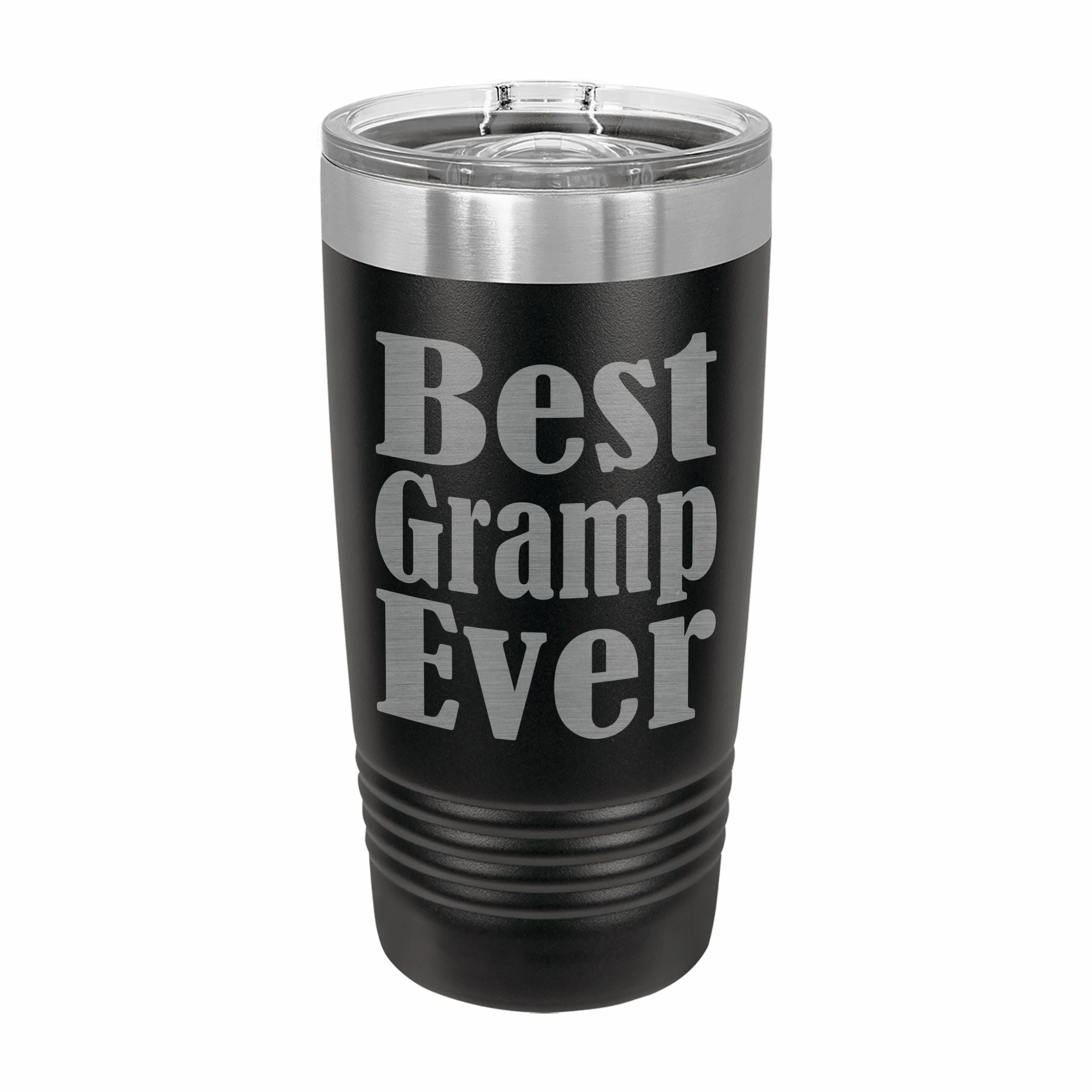 Best Gramp Ever Engraved Stainless Steel Tumbler Travel Mug, Gramp Gifts