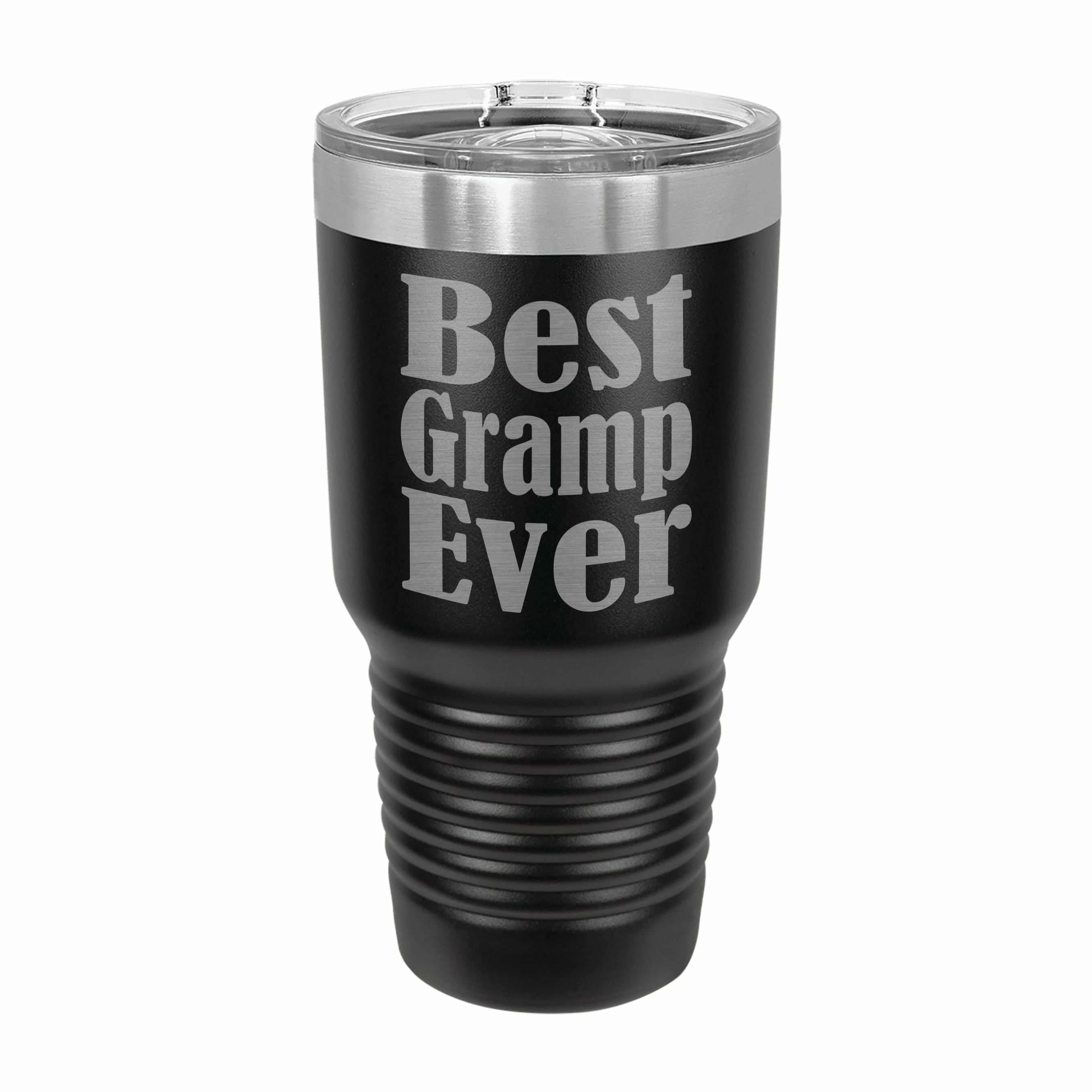 Best Gramp Ever Engraved Stainless Steel Tumbler Travel Mug, Gramp Gifts