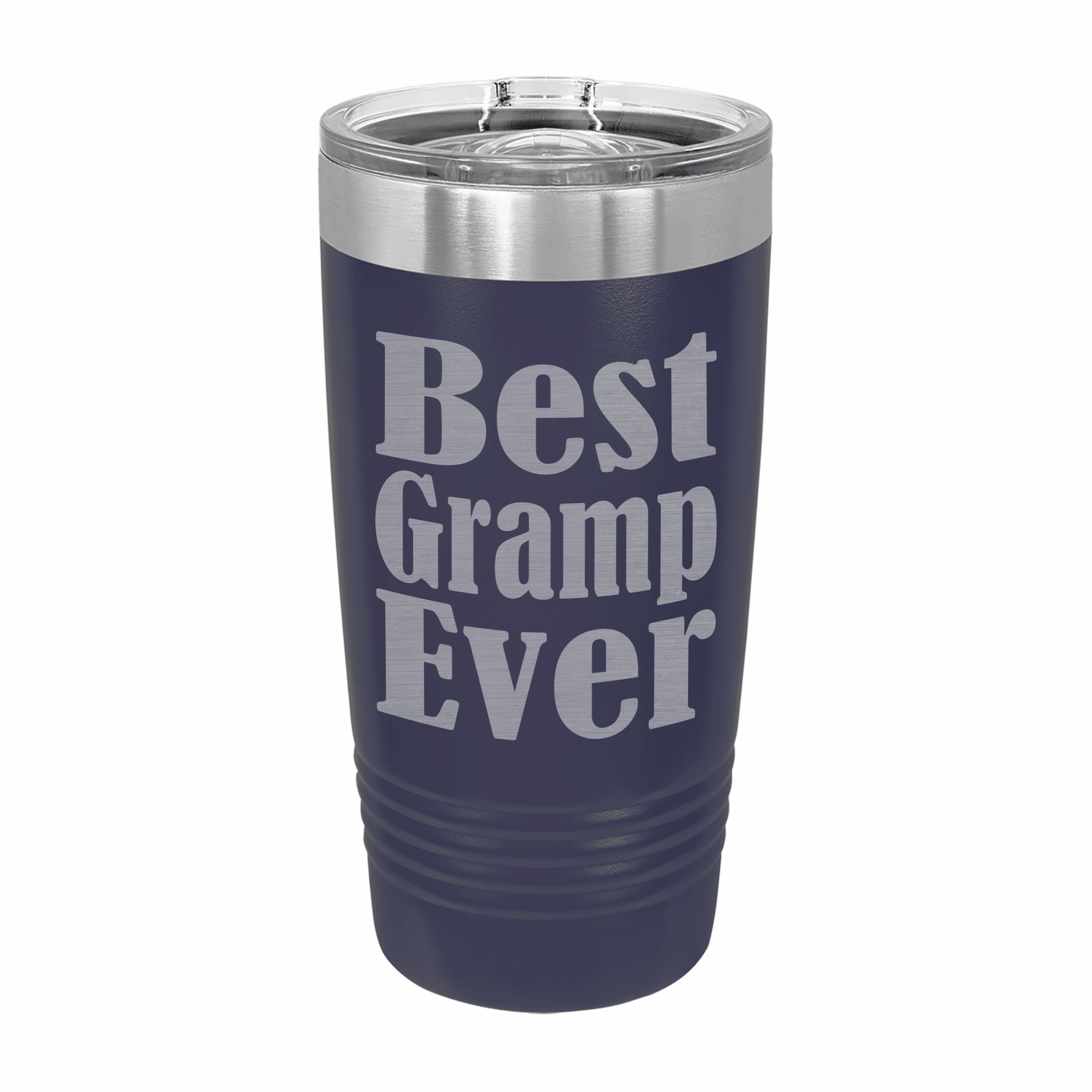 Best Gramp Ever Engraved Stainless Steel Tumbler Travel Mug, Gramp Gifts