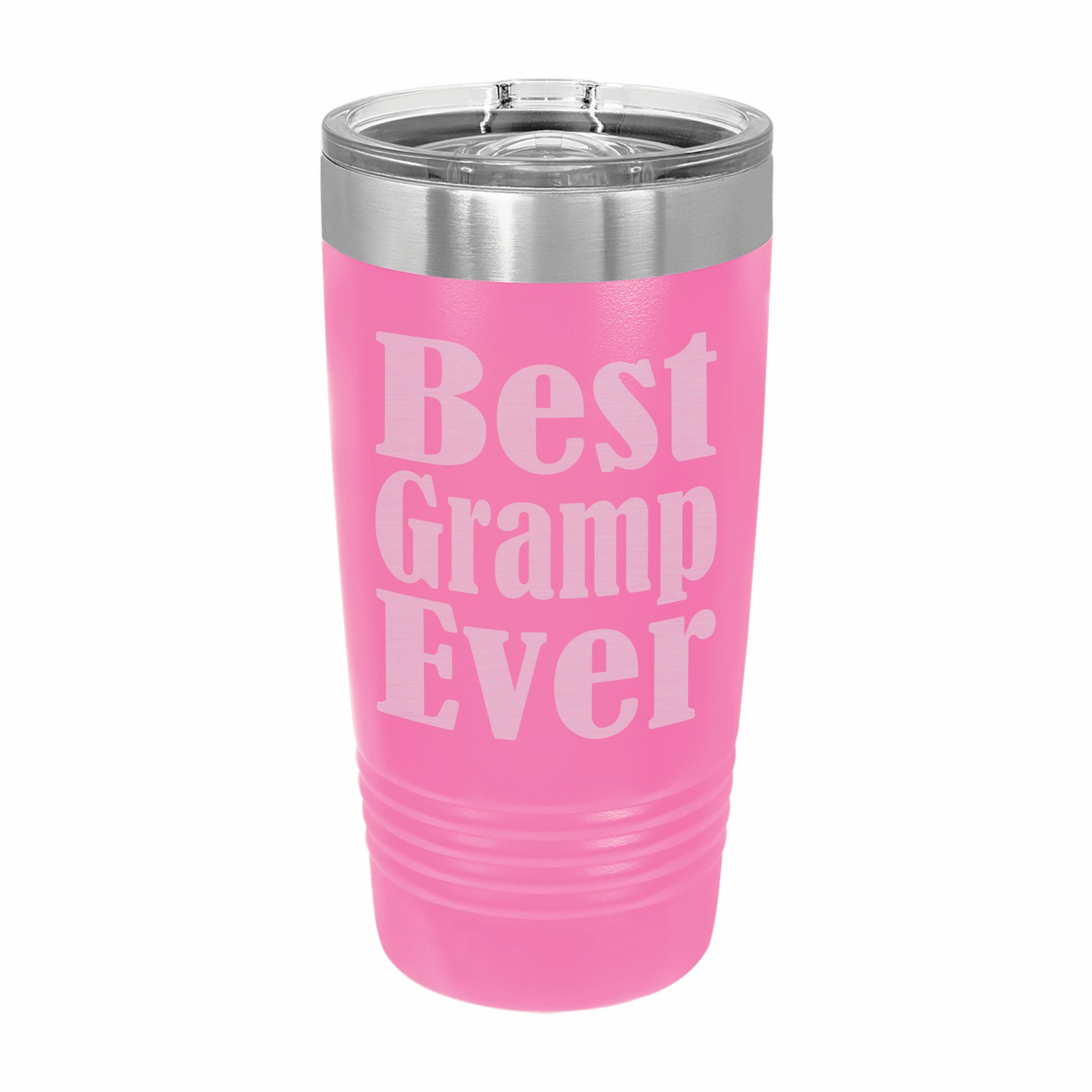 Best Gramp Ever Engraved Stainless Steel Tumbler Travel Mug, Gramp Gifts