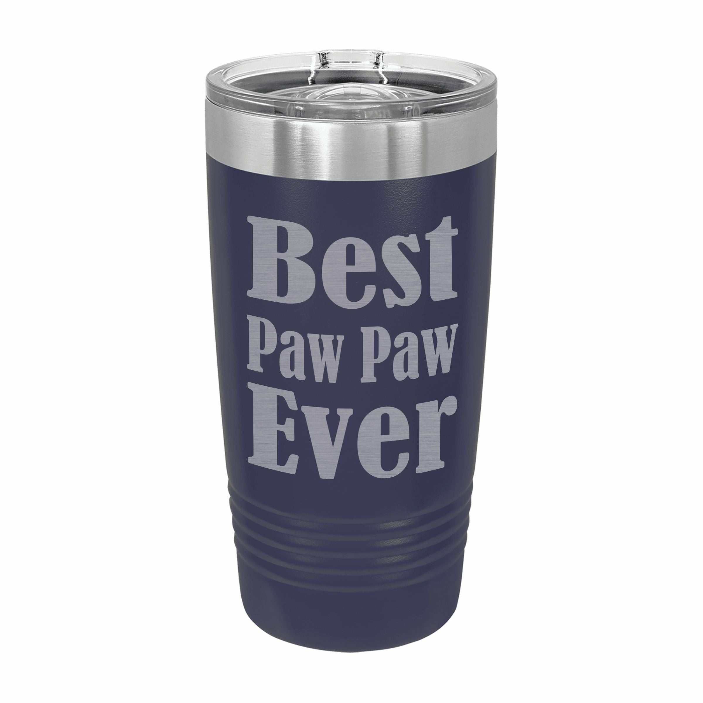 Best Paw Paw Ever Engraved Stainless Steel Tumbler Travel Mug, Paw Paw Gifts