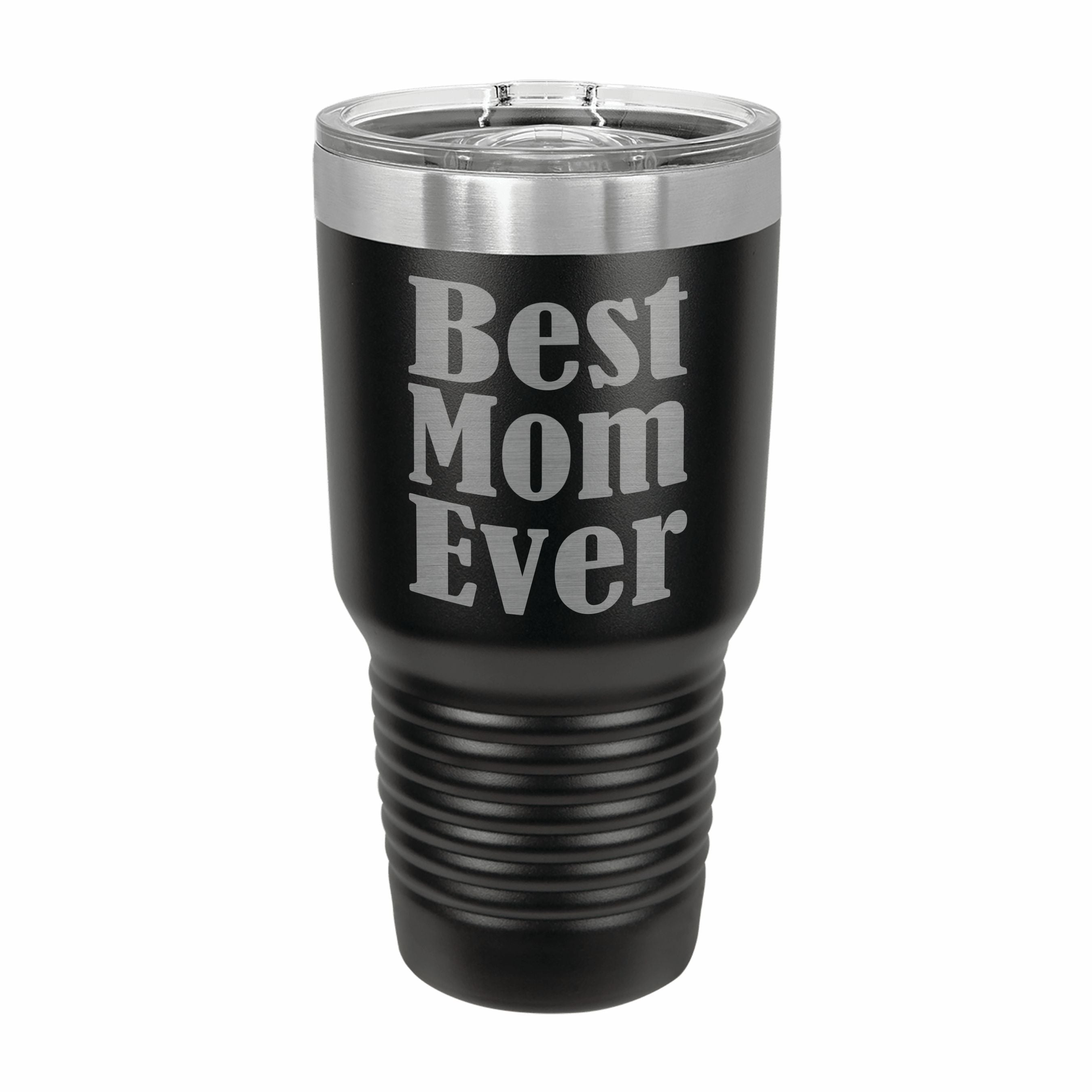 Best Mom Ever Engraved Stainless Steel Tumbler Travel Mug, Mom Gifts