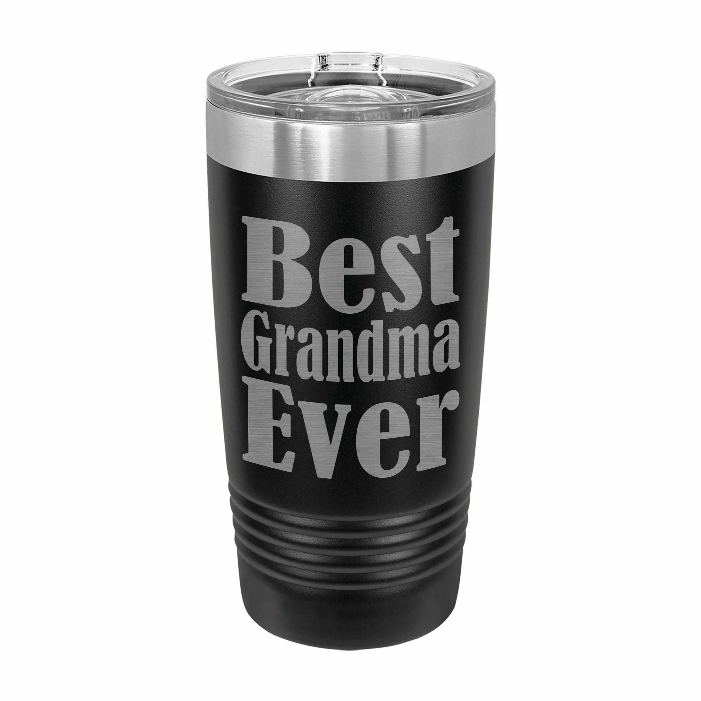 Best Grandma Ever Engraved Stainless Steel Tumbler Travel Mug, Grandma Gifts