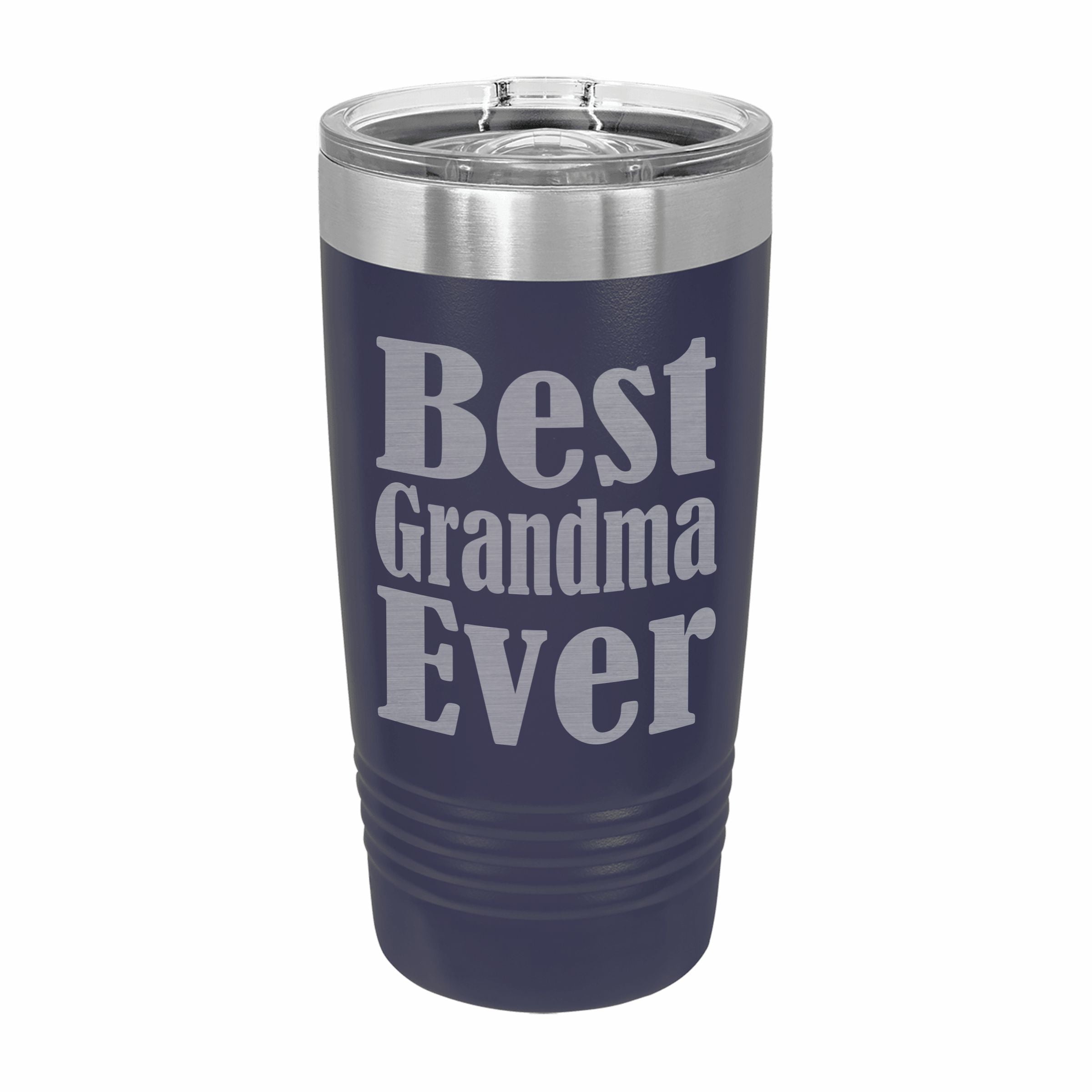 Best Grandma Ever Engraved Stainless Steel Tumbler Travel Mug, Grandma Gifts