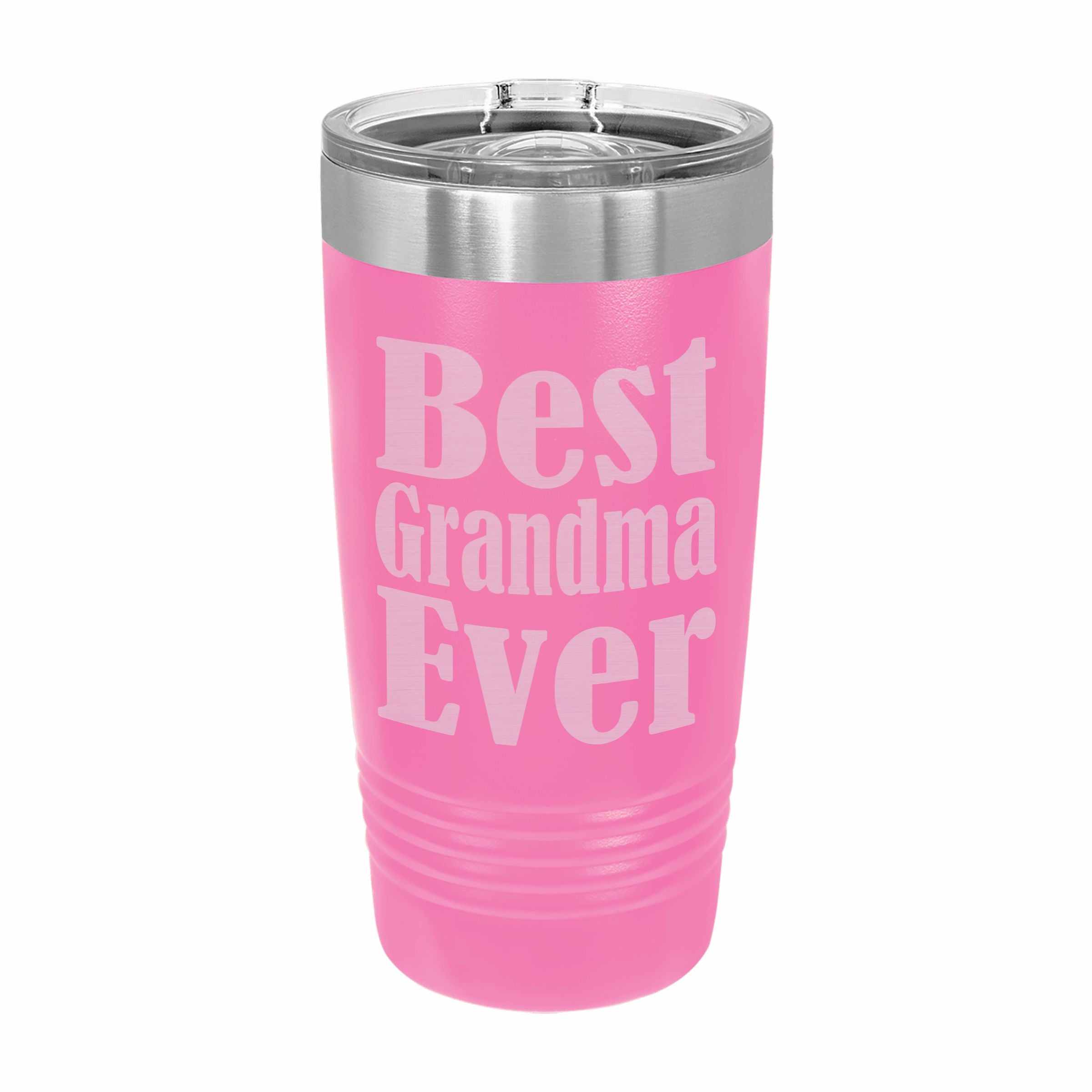 Best Grandma Ever Engraved Stainless Steel Tumbler Travel Mug, Grandma Gifts