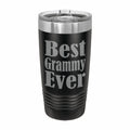 Best Grammy Ever Engraved Stainless Steel Tumbler Travel Mug, Grammy Gifts