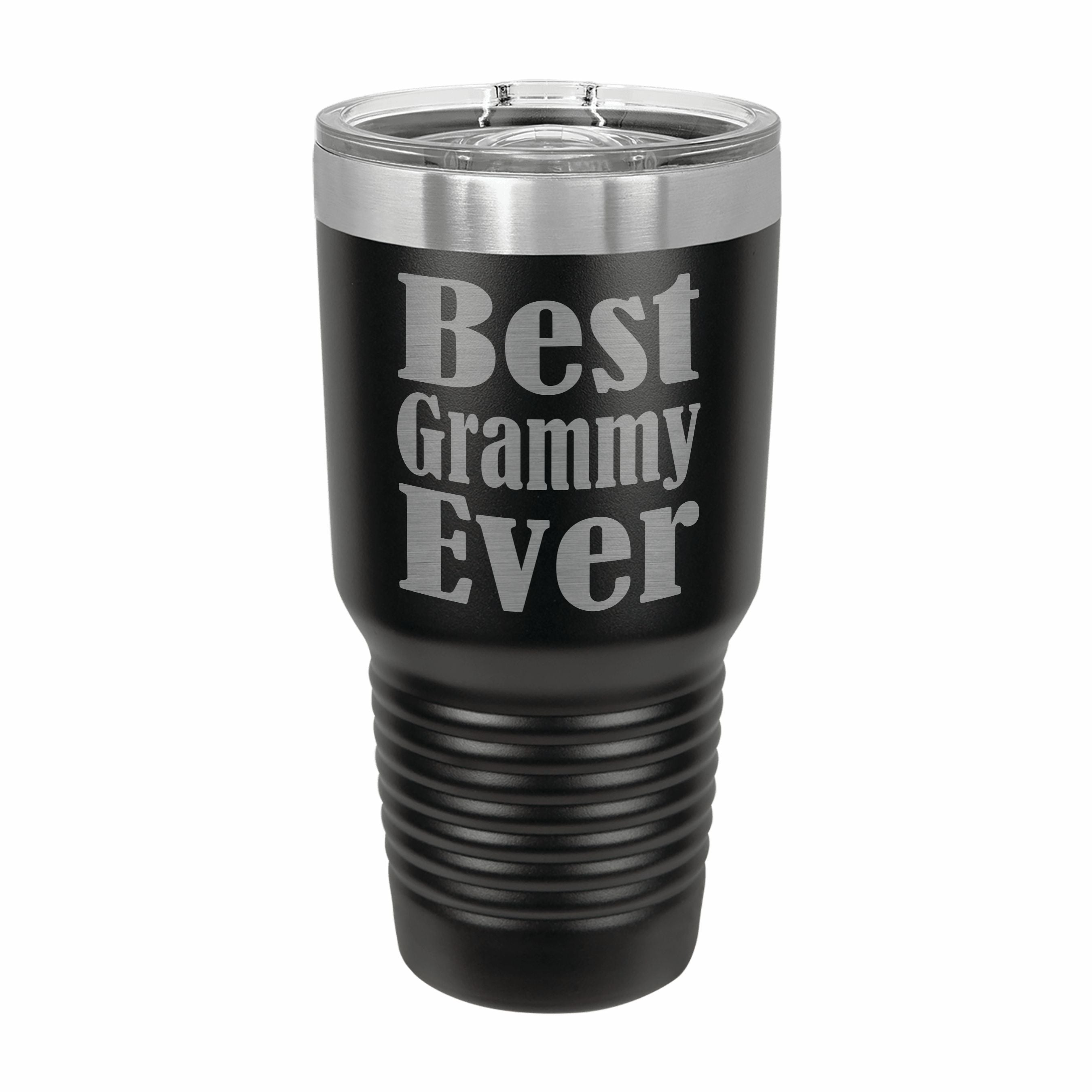 Best Grammy Ever Engraved Stainless Steel Tumbler Travel Mug, Grammy Gifts