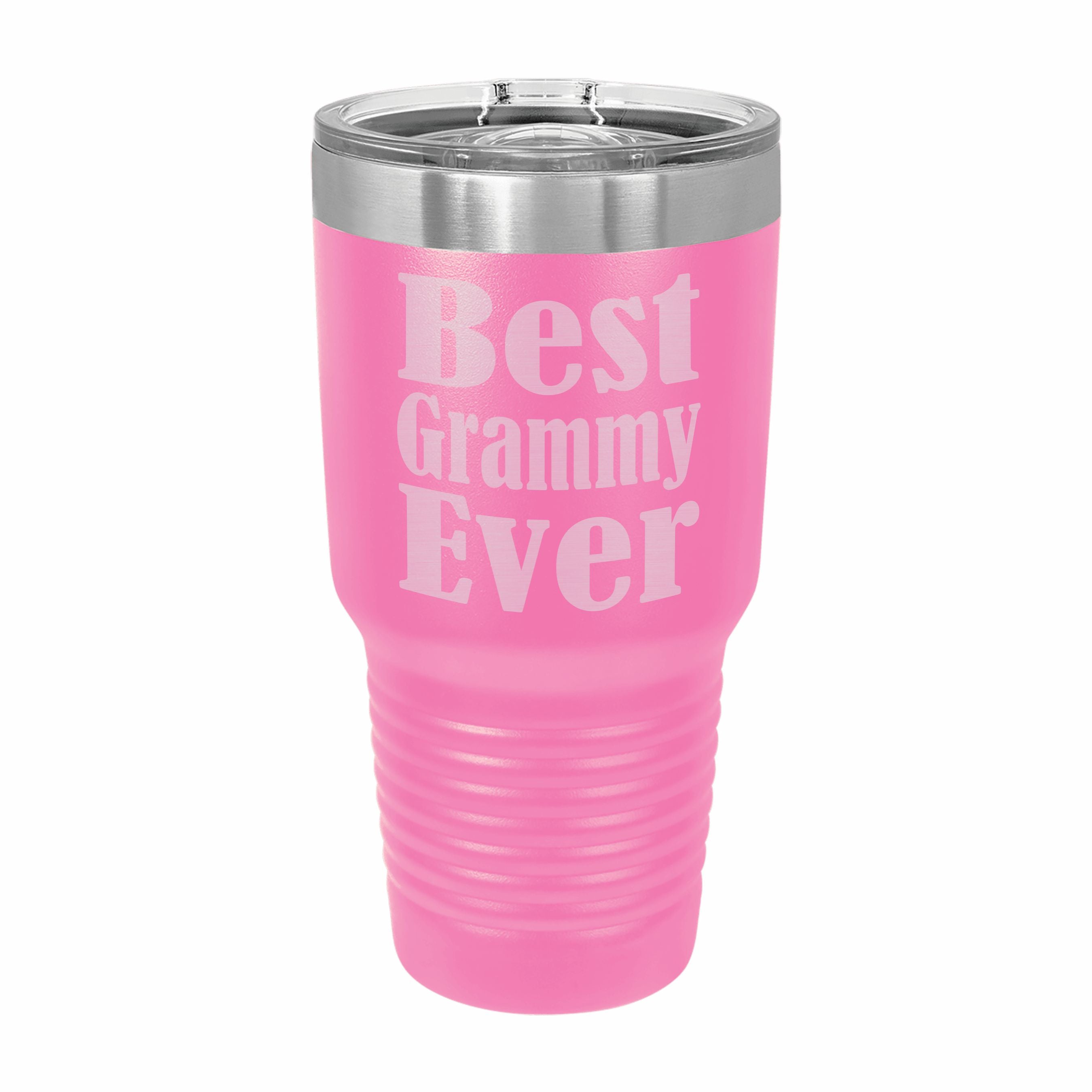 Best Grandma Ever Engraved Stainless Steel Tumbler Travel Mug, Grandma Gifts