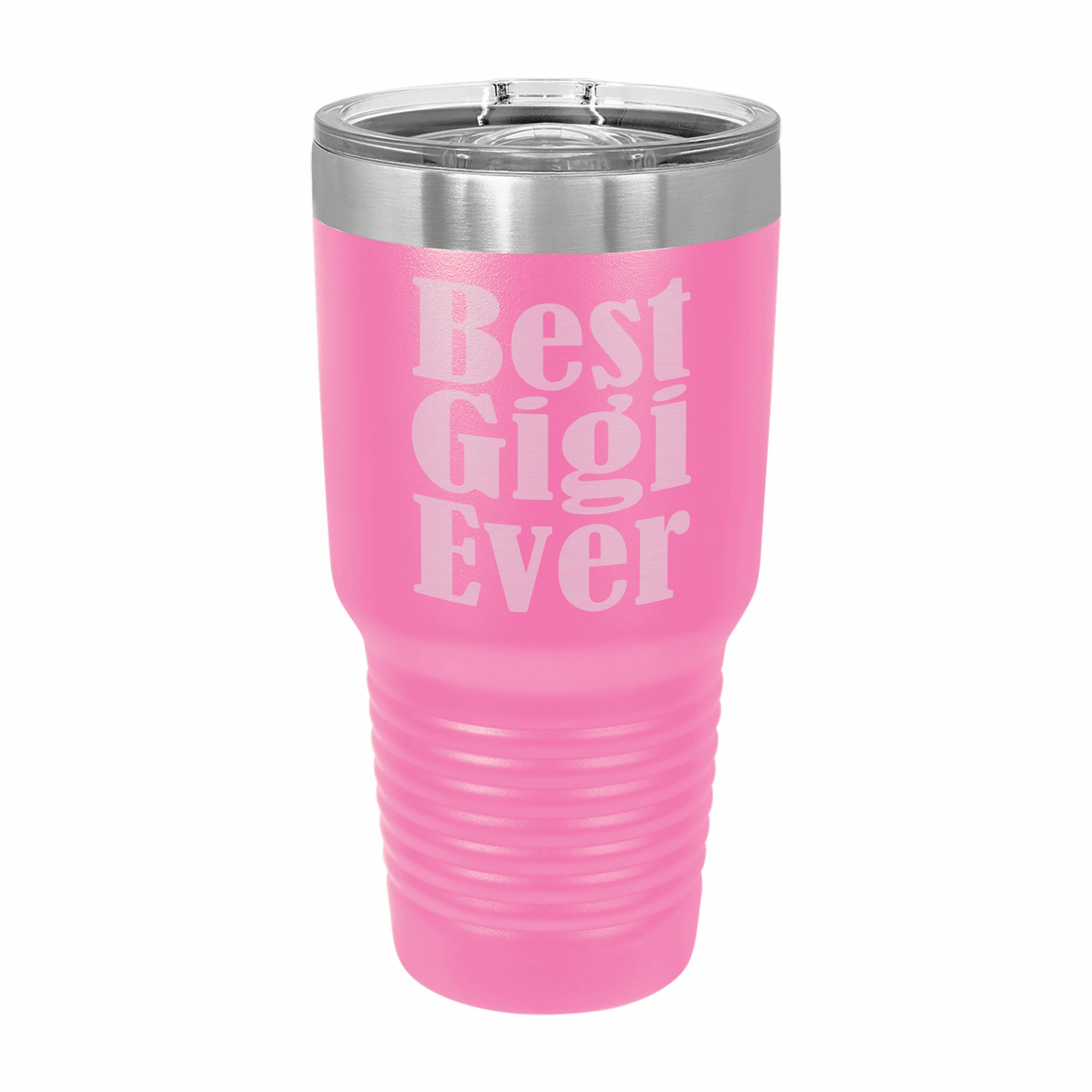 Best Gigi Ever Engraved Stainless Steel Tumbler Travel Mug, Gigi Gifts