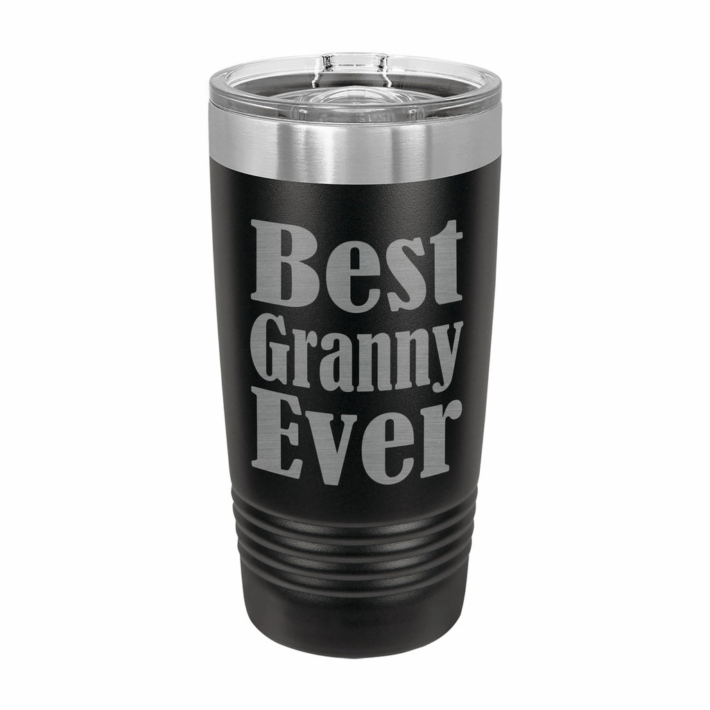 Best Granny Ever Engraved Stainless Steel Tumbler Travel Mug, Granny Gifts