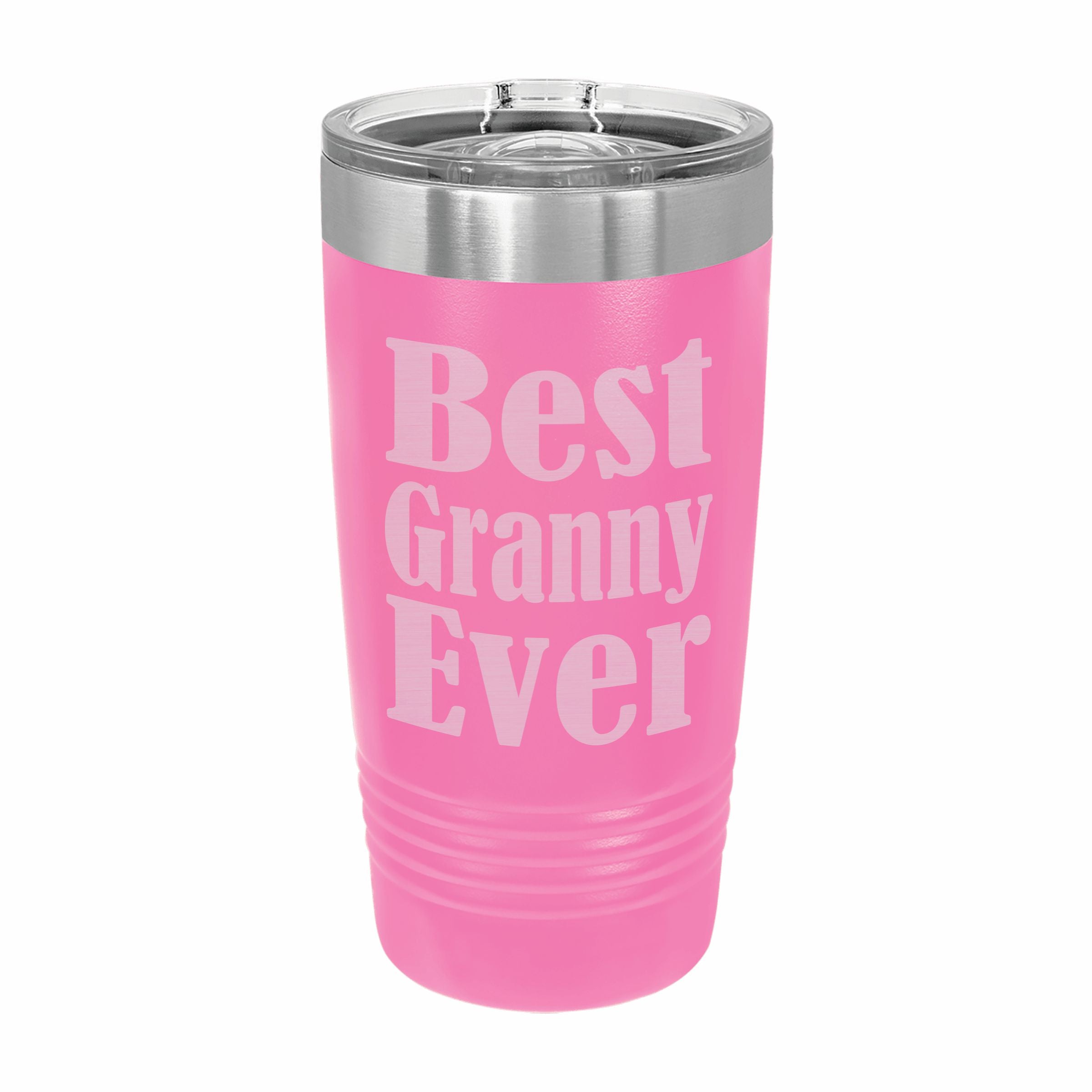 Best Granny Ever Engraved Stainless Steel Tumbler Travel Mug, Granny Gifts