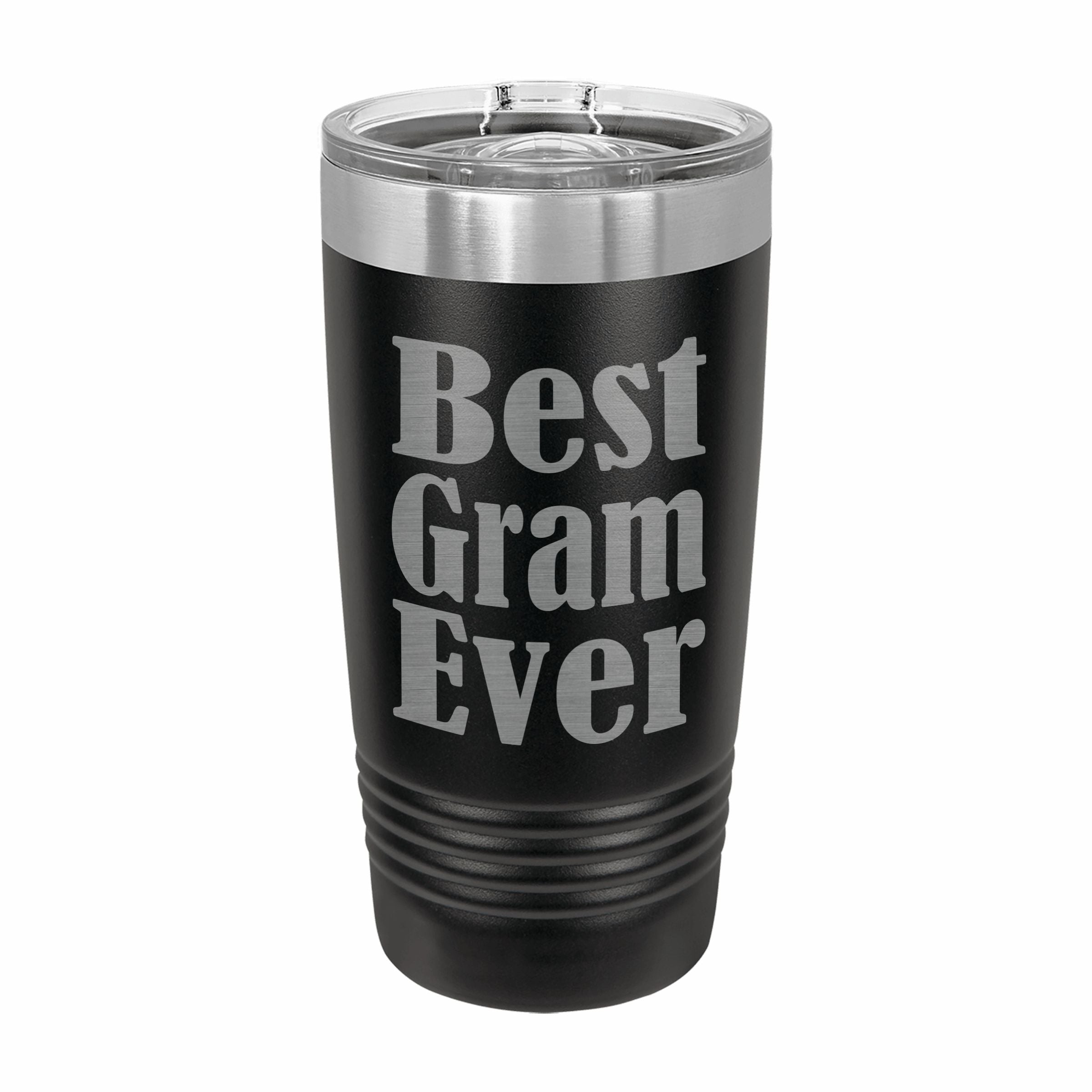 Best Gram Ever Engraved Stainless Steel Tumbler Travel Mug, Gram Gifts