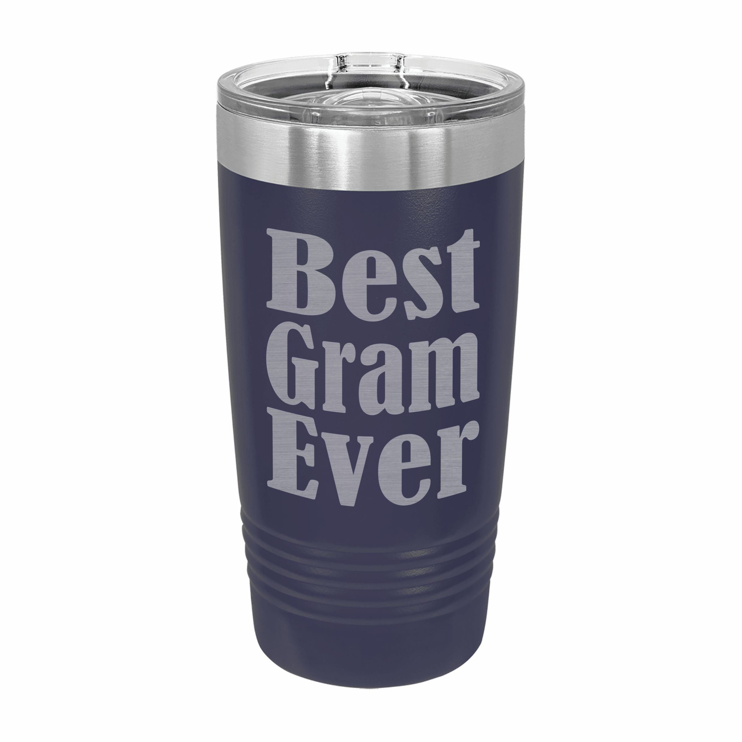 Best Gram Ever Engraved Stainless Steel Tumbler Travel Mug, Gram Gifts