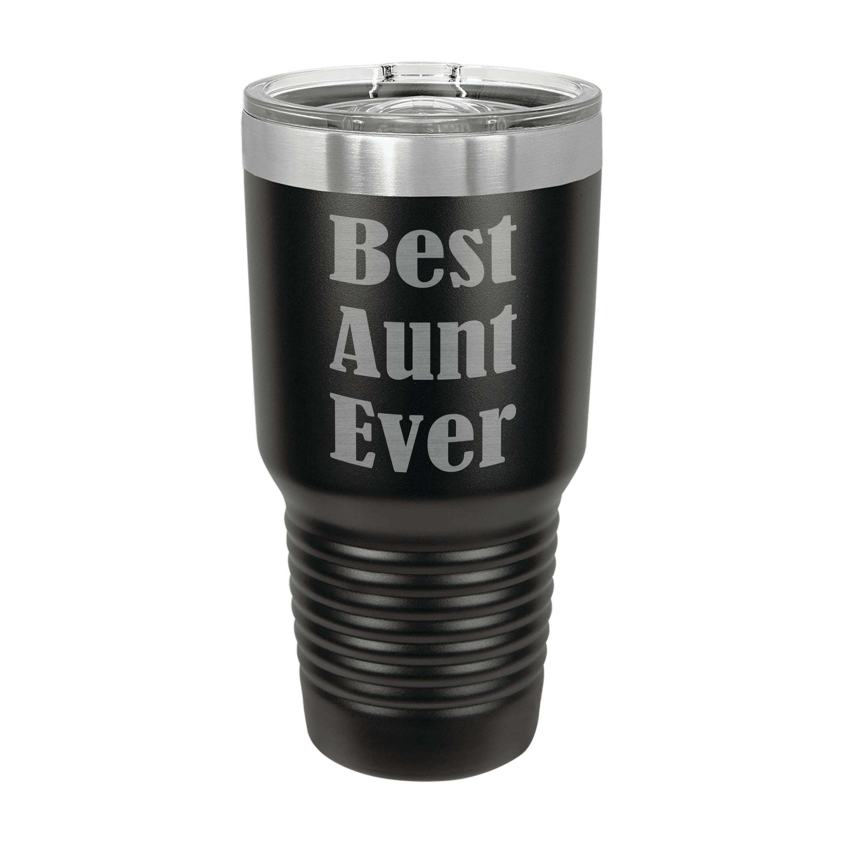 Best Aunt Ever Engraved Stainless Steel Tumbler Travel Mug, Gift for Aunt