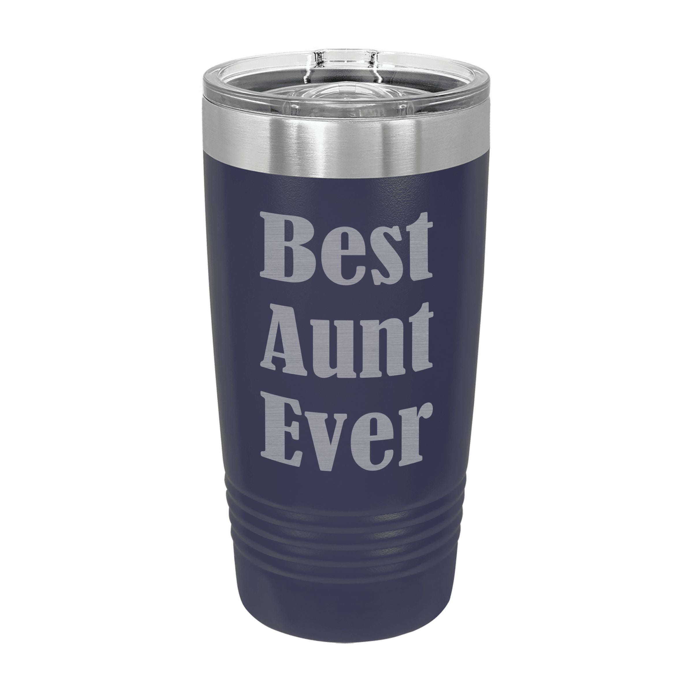 Best Aunt Ever Engraved Stainless Steel Tumbler Travel Mug, Gift for Aunt
